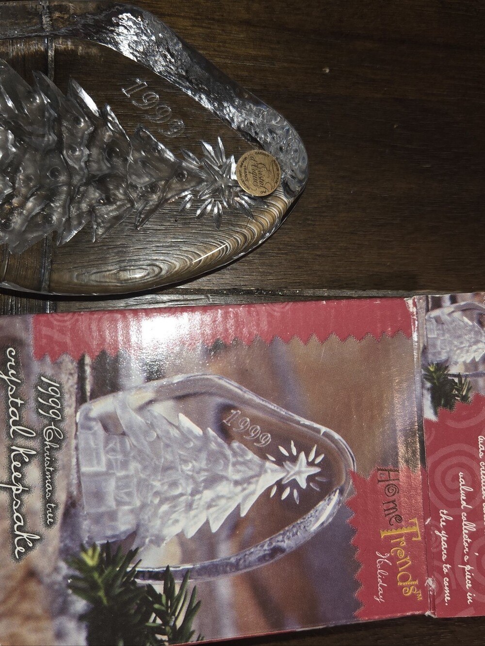 1999 Crystal Christmas Tree Accent - Clear